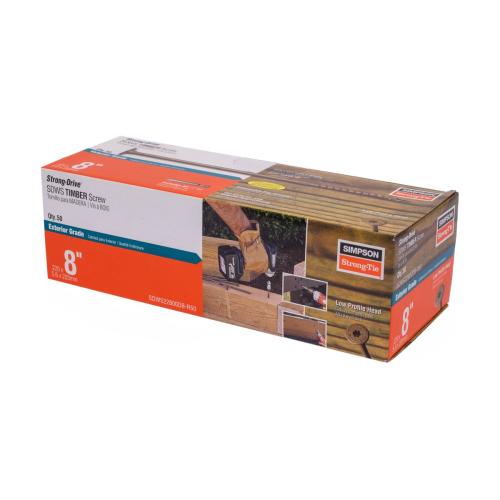 Sdws Timber Screw 8" 50Pc T40 Alt #1