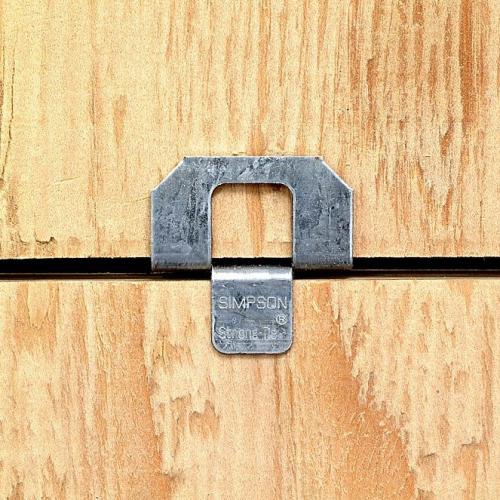 PSCL Panel Sheathing Clip Installed PLYCLIP716 View #2