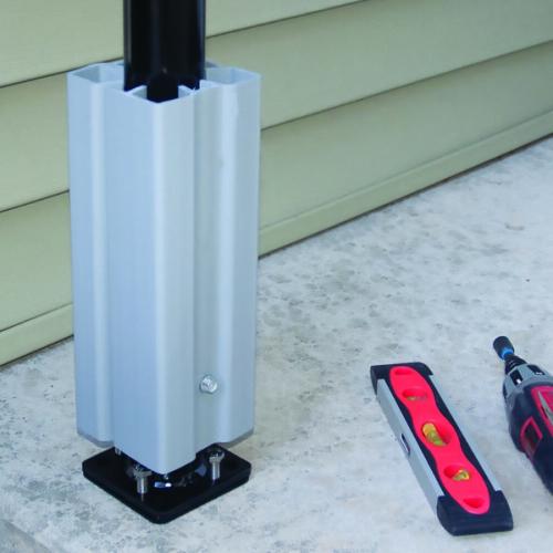 4-in x 4-in x 37-in Patriot Steel Post Mount View #2