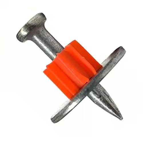 Ramset 1508SD Washered Pin, 0.145 in Dia Shank, 1 in L, Metal, Zinc Alt #1