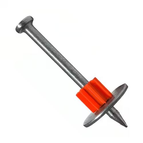 Blue Point Fasteners PDW25-63F10 Drive Pin with Metal Round Washer, 0.14 in Dia Shank, 2-1/2 in L, Steel Alt #1