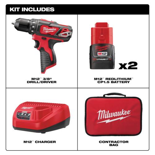 M12 3/8" Drill/Driver Kit Alt #2