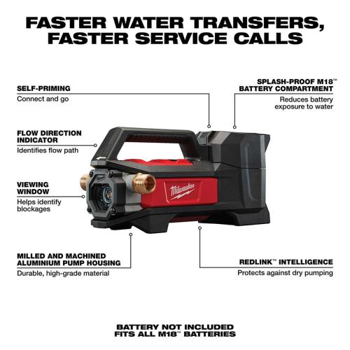 M18  Transfer Pump (Tool Only) Alt #2