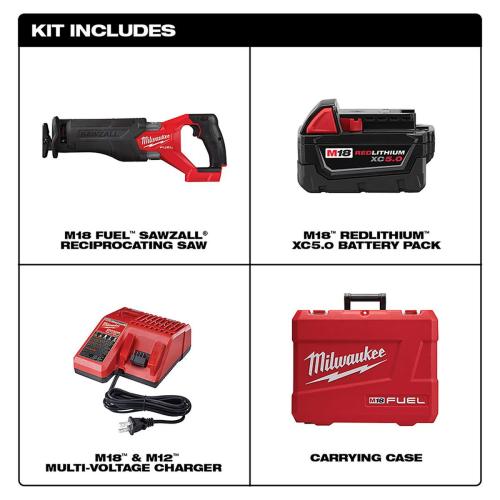 M18 Fuel Sawzall Xc5.0 1Bat. Kit Alt #5