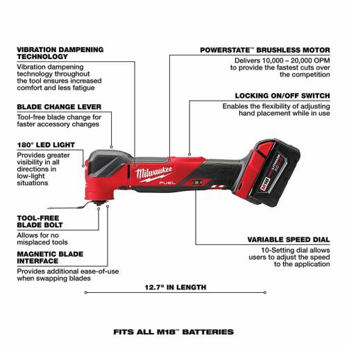 M18 Fuel Oscillating Multi-ToolKit Alt #4