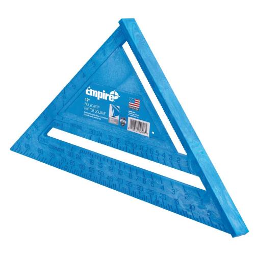 Empire 296 Rafter Square, 0.125 in Graduation, Polycast, 7 in L Alt #2