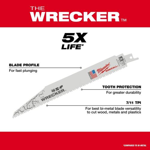 WRECKER BLADE 7/11 6L 5PK Alt #1