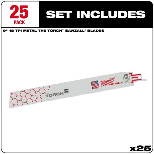 25Pc 18T Torch 9" Alt #5