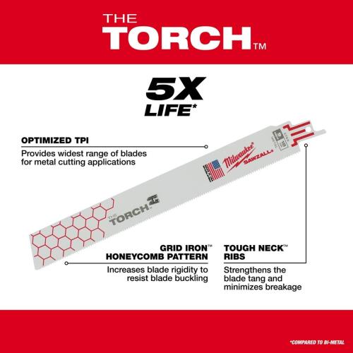25Pc 18T Torch 9" Alt #1