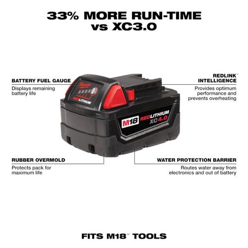 M18 Battery Xc4.0 Red Lithium Alt #1