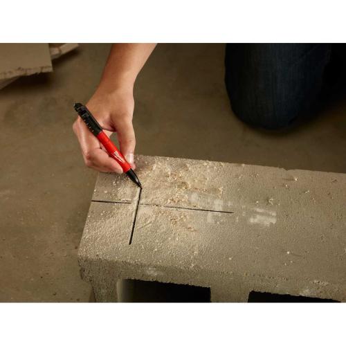 Milwaukee INKZALL Series 48-22-3105 Jobsite Marker, Black, 5-1/2 in L Alt #2