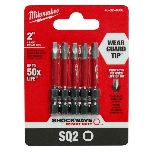 5PK 2" SQUARE RECESS #2 POWER BT Alt #1