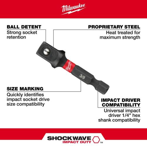 3/8" X 2" SOCKET ADAPTER Alt #2