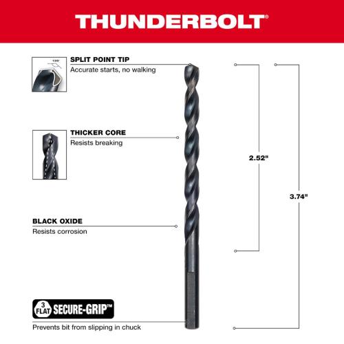 7/32" BLACK OXIDE DRILL BIT Alt #1