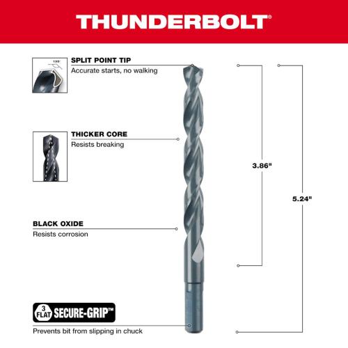 13/32" Black Oxide Drill Bit Alt #1