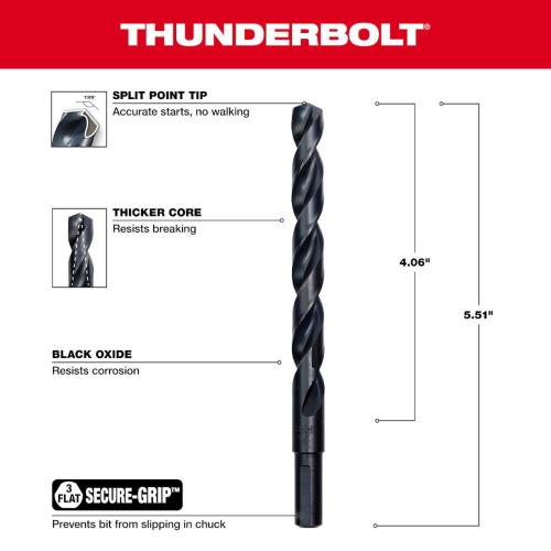 7/16" JOBBER T-BOLT BIT Alt #1