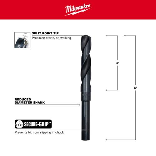 Black Oxide Drill Bit 5/8" Alt #1