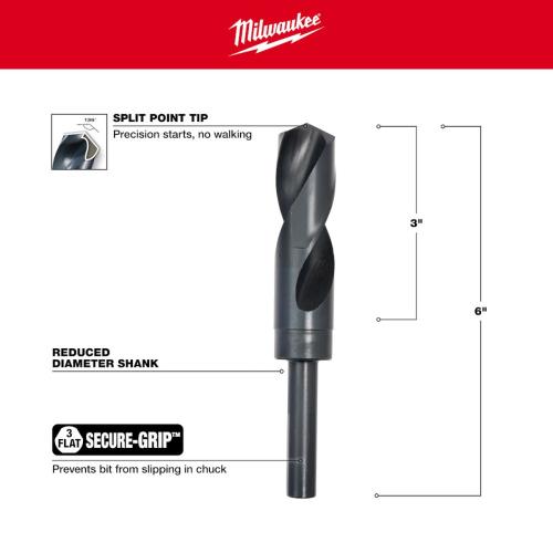 Black Oxide Drill Bit 1" Alt #1