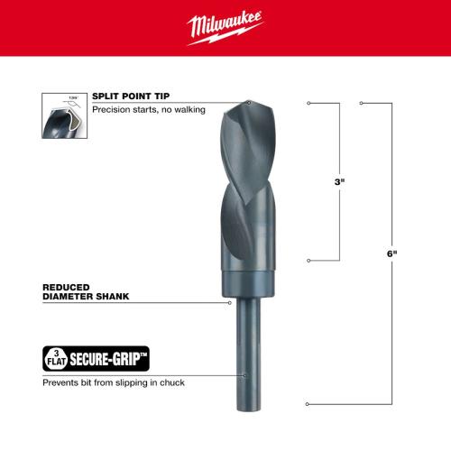 Black Oxide Drill Bit 1-1/8" Alt #1