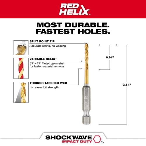 1/8" Titanium Drill Bit Alt #3
