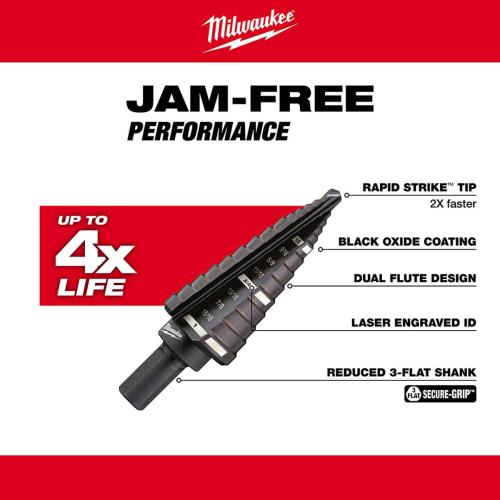 9/16" Step Drill 1" Alt #4