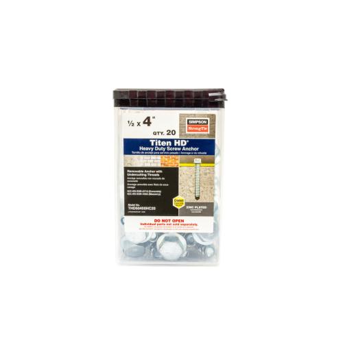 Titen Hd 1/2 X 4 (20Pk) Alt #1