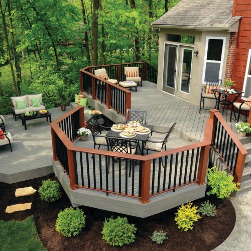 Timbertech 8" X 12' Silver Maple Riser Composite Board Alt #4