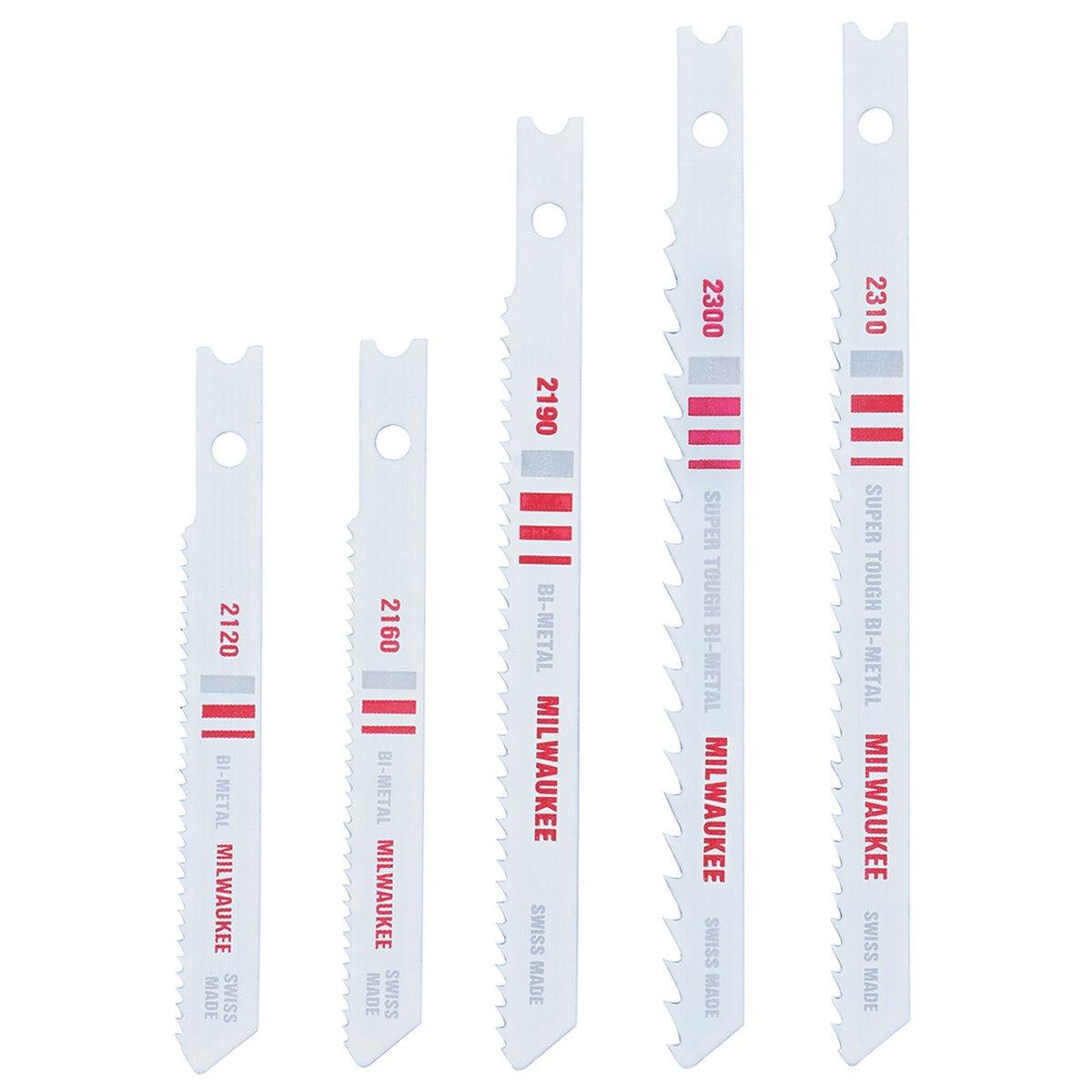 4" 10Tpi U-Shank Multi-MaterialBi-Metal Jig Saw Blades 5Pk