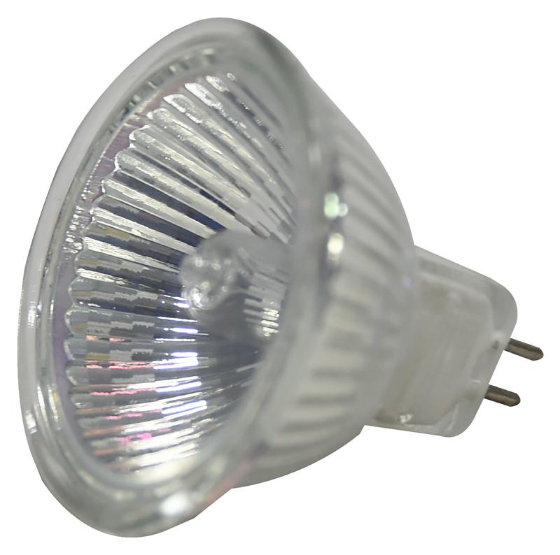 Sylvania Halogen Bulb, 20 W, GU5.3 Lamp Base, MR16 Lamp, 200 Lumens, 3000K, 2000 Hr