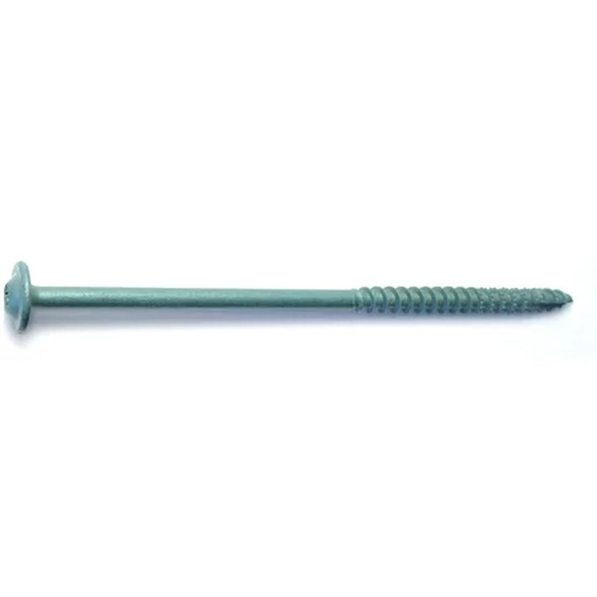 5/16 in x 6 in SaberDrive XL1500 Lag Screws Star Drive, Green Exterior Coated 20 Pack