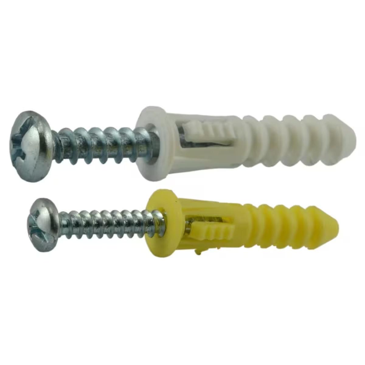 Ribbed Plastic Anchor Kit  Assorted