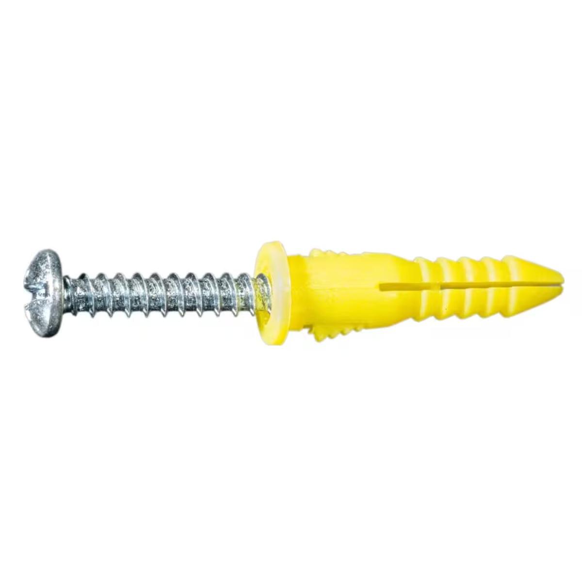 Ribbed Plastic Anchor Kit  #6 To #8