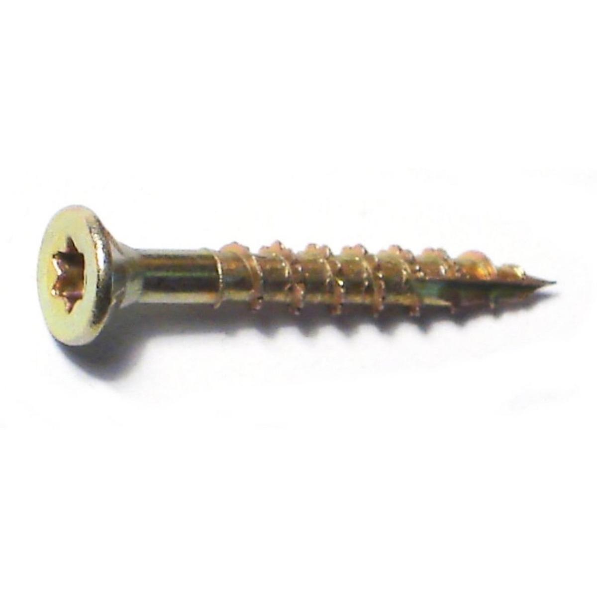 #8 x 2-in Star Drive Wood Screw Gold 1-lb