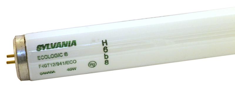 Sylvania Fluorescent Bulb, 40 W, T12 Lamp, Medium Base, 3000 Lumens, 4100K