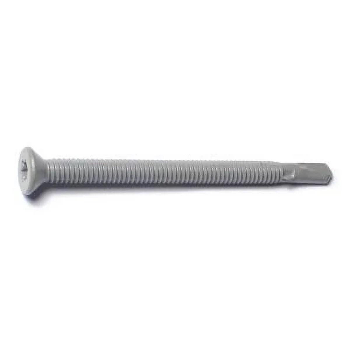 1/4 x 3-1/2 Gray Long Life Saberdrive Floorboard Self Drilling Screws with Wings