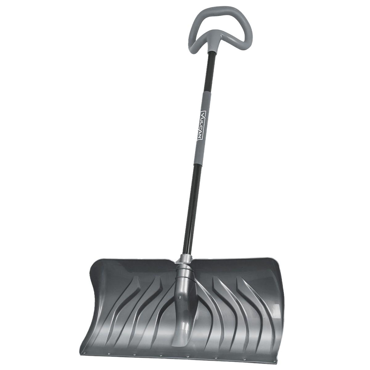 Vulcan 24-in Pusher Snow Shovel with Steel Handle