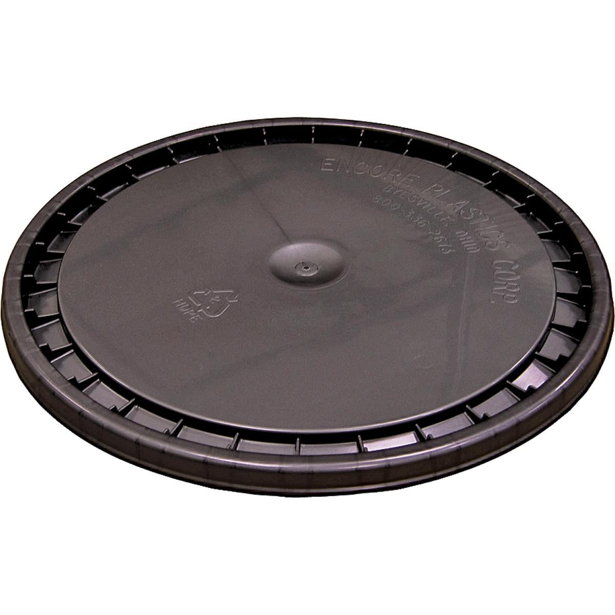 Leaktite-IPL Plastics 1044587 Paint Pail Lid, LLDPE, Black