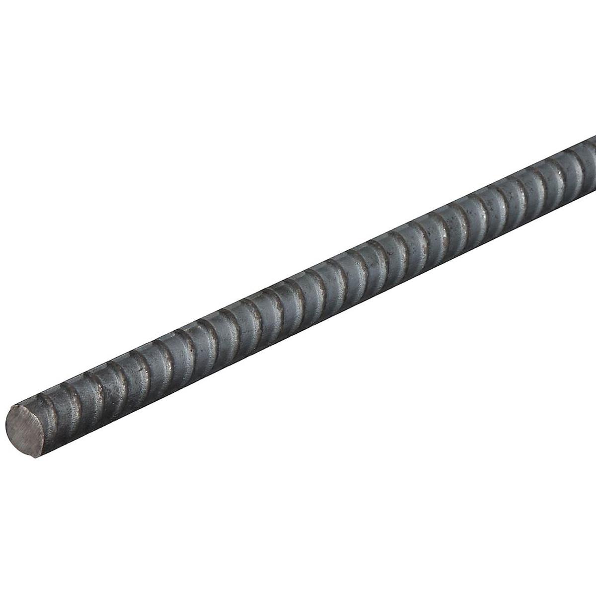 National Hardware 346965 Series N346-965 Weldable Rebar, 1/2 in Dia, 48 in L, Plain Steel