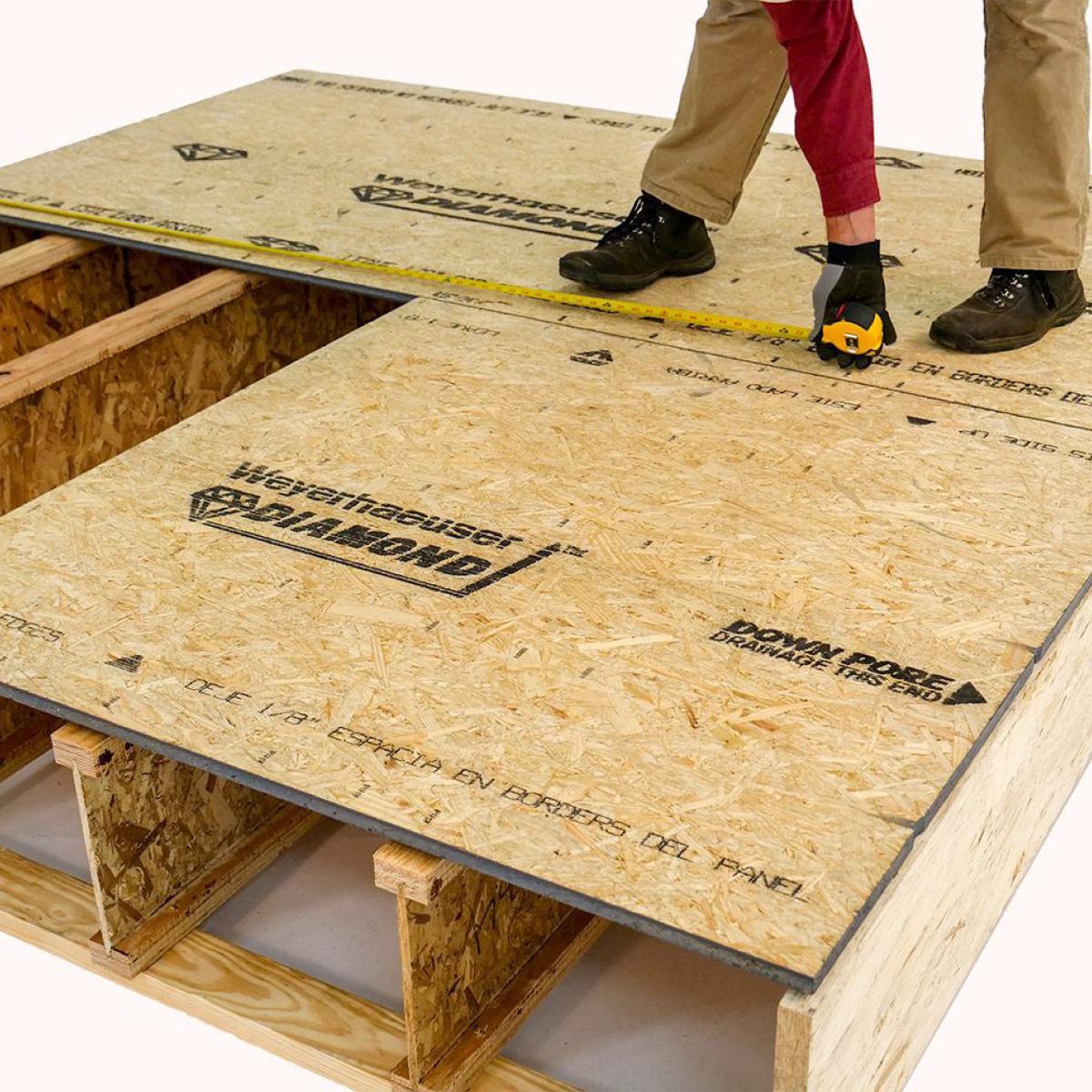 Plywood Sheathing Subfloor -118TG View #2