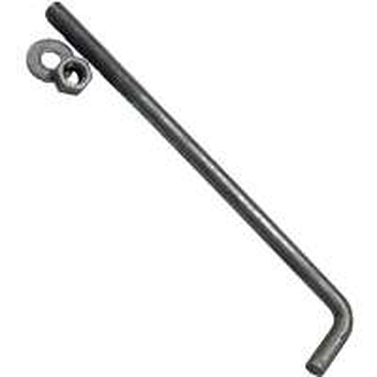 ProFIT AG08 Anchor Bolt, 1/2 in Dia, 8 in L, Steel, Hot-Dipped Galvanized