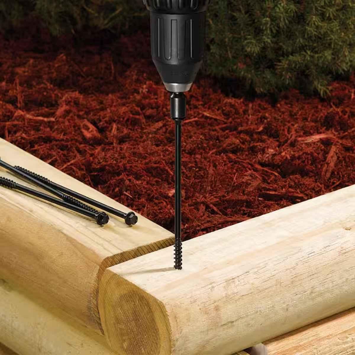 TimberLOK Heavy-Duty Structural Wood Screws 10-in Hex Head 250-Count Alt #2