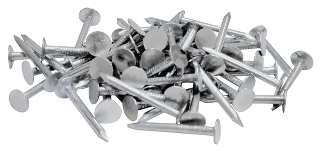 1 in 11-Gauge Steel Hand Drive Roofing Nails 25 lb Box