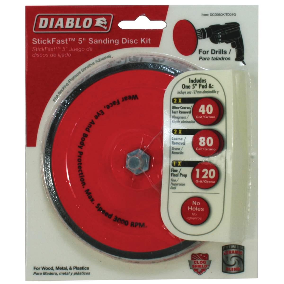 Diablo Stick Fast 5 Sanding Disc