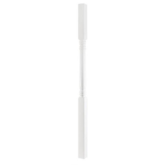 5 in x 5 in x 108 in White Colonial Structural Post