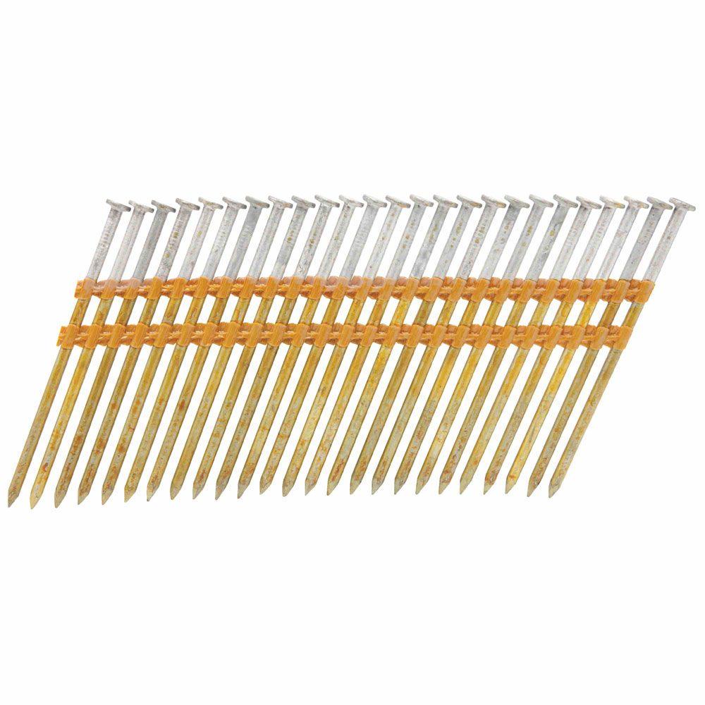 3-1/2 in x .131 in Framing Nails Hot-Dipped Galvanized Smooth Shank 4000-Count Box