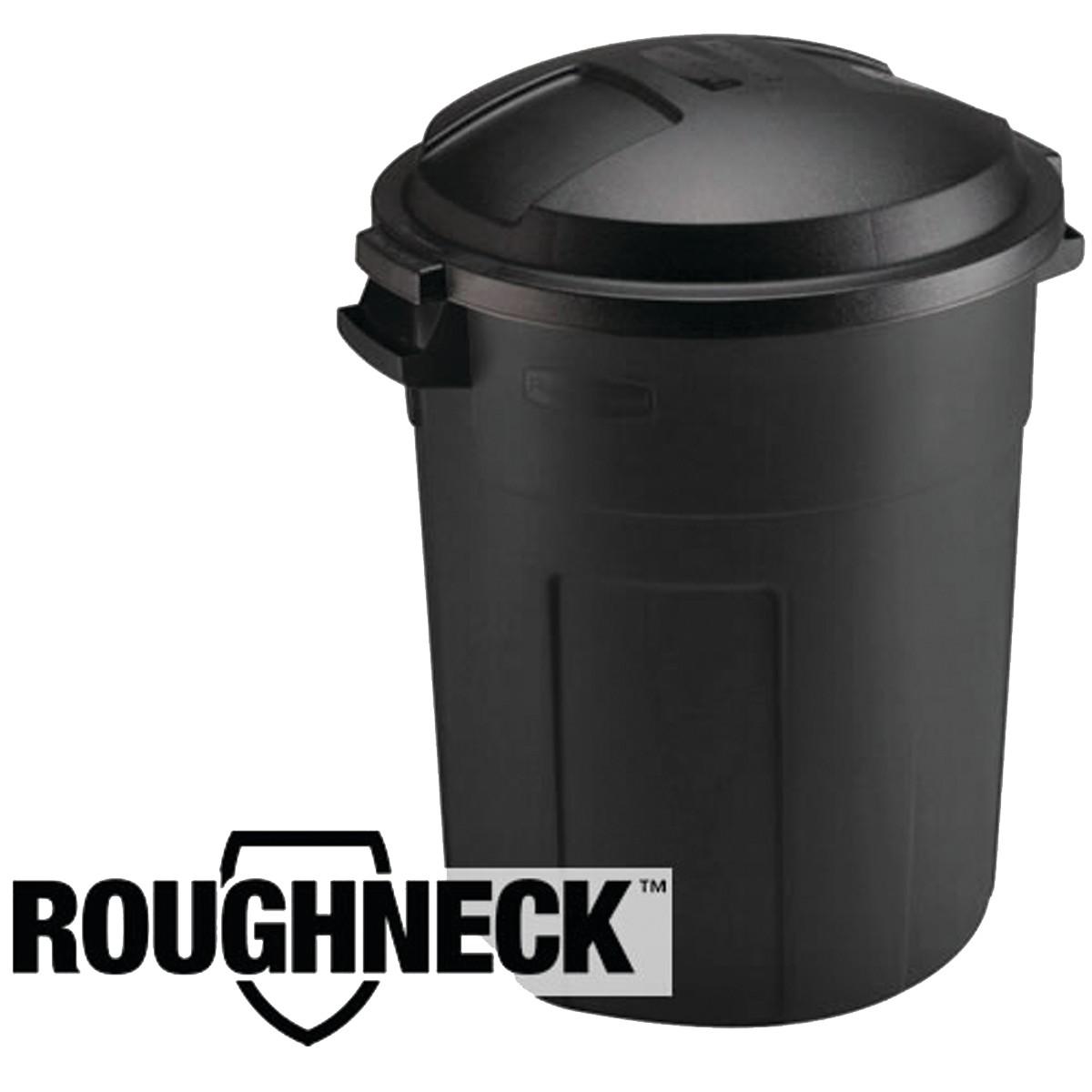 Rubbermaid FG289200BLA Trash Can, 20 gal, Polyethylene, Black