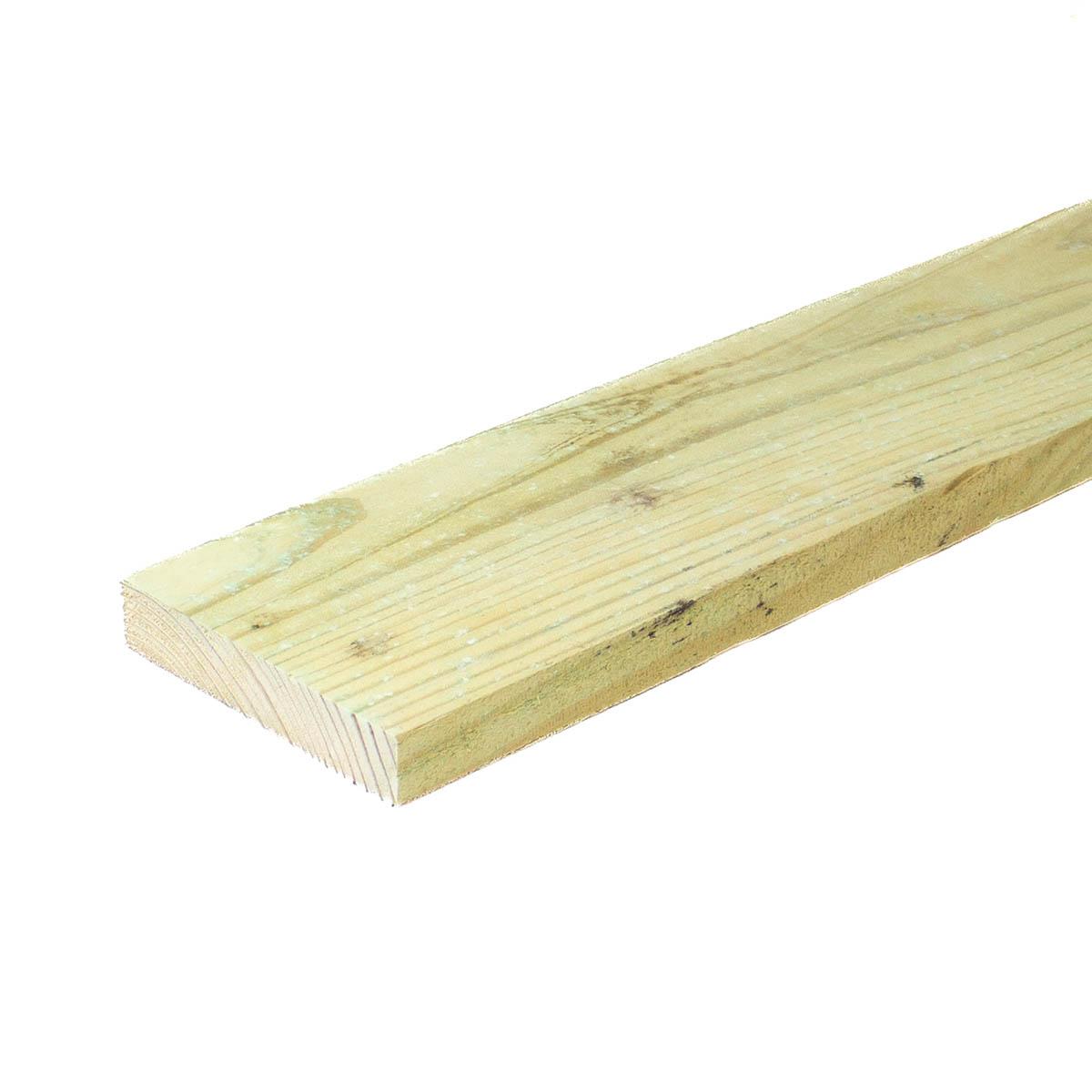 1-in x 6-in x 16-ft Pressure Treated Pine Rough Sawn Fence Board