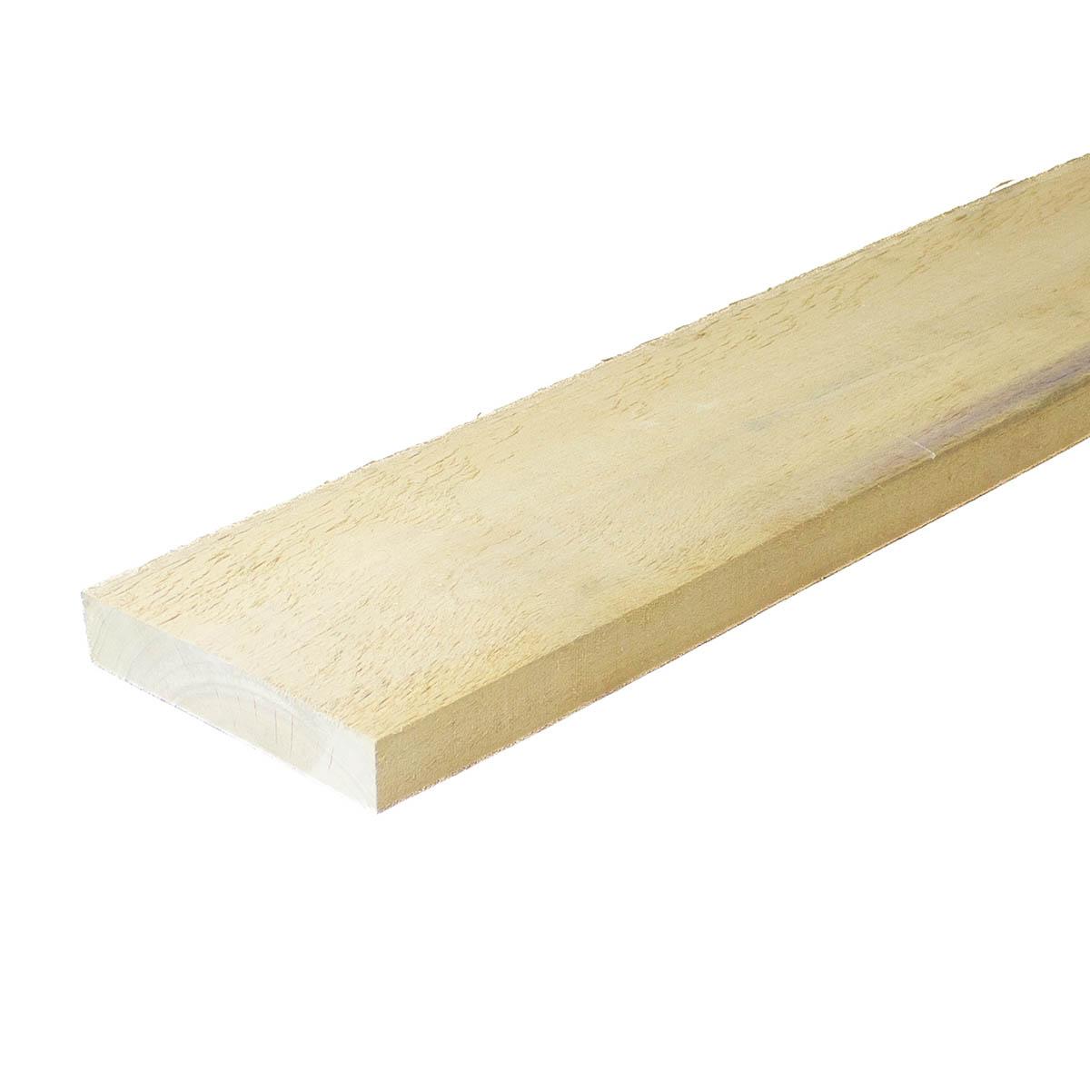 1-in x 6-in x 16-ft Pressure Treated Poplar Rough Sawn Fence Board