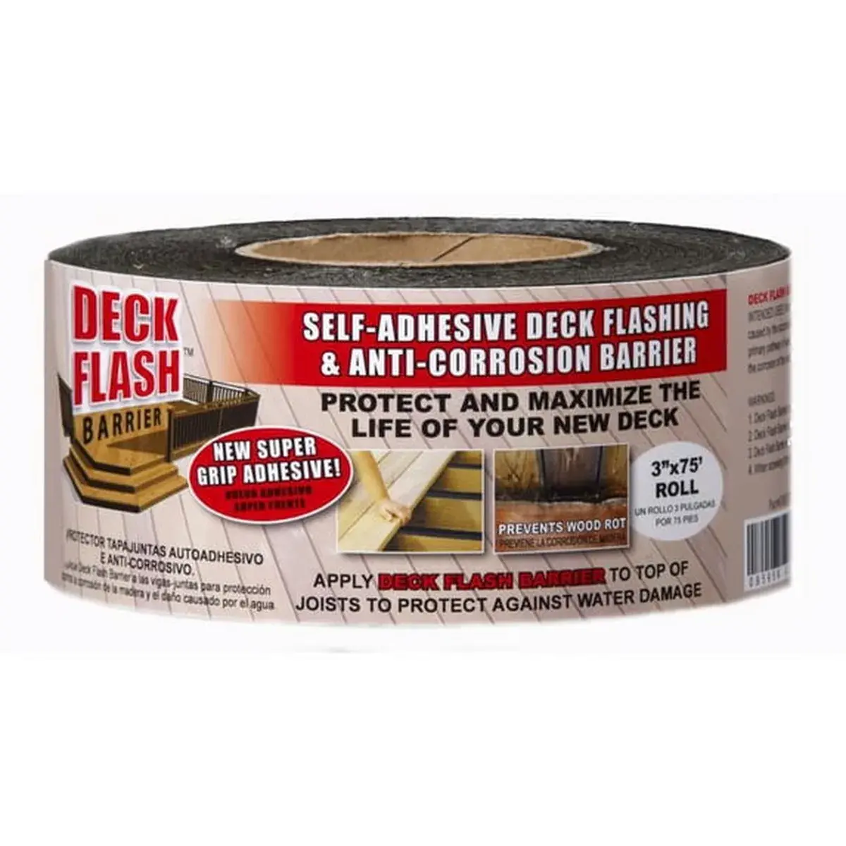 DeckWrap PowerBond 54103 Protective Wrap, Black