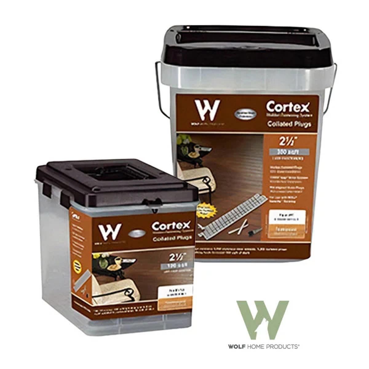 Cortex Hidden Fastening System for Wolf Serenity Harbor Grey PVC Decking 100 Sq. Ft. Coverage